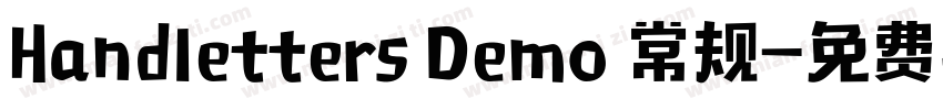 Handletters Demo 常规字体转换